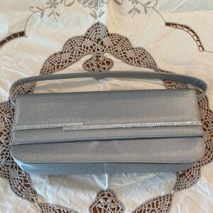 Stuart Weitzman Metallic Embellished Evening Bag